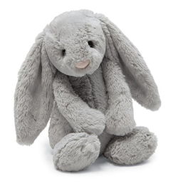 jellycat bashful 邦尼兔子毛绒玩具安抚玩具 灰色款中号 22.50